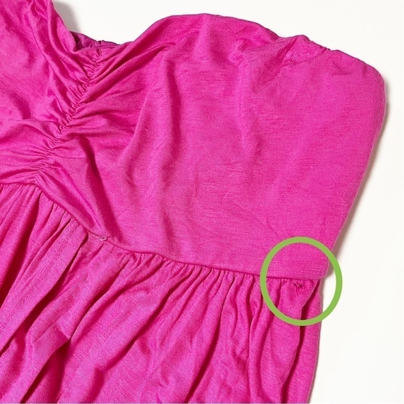 PinkBlush NWT Maternity Maxi Dress open strapless flowy long gown photoshoot new - Picture 10 of 11